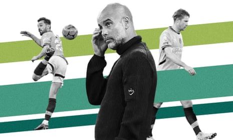 Silva, Guardiola and De Bruyne.