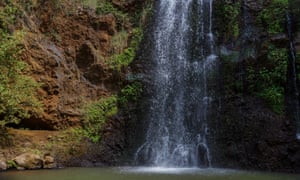 The waterfalls in Ngare Ndare Forest