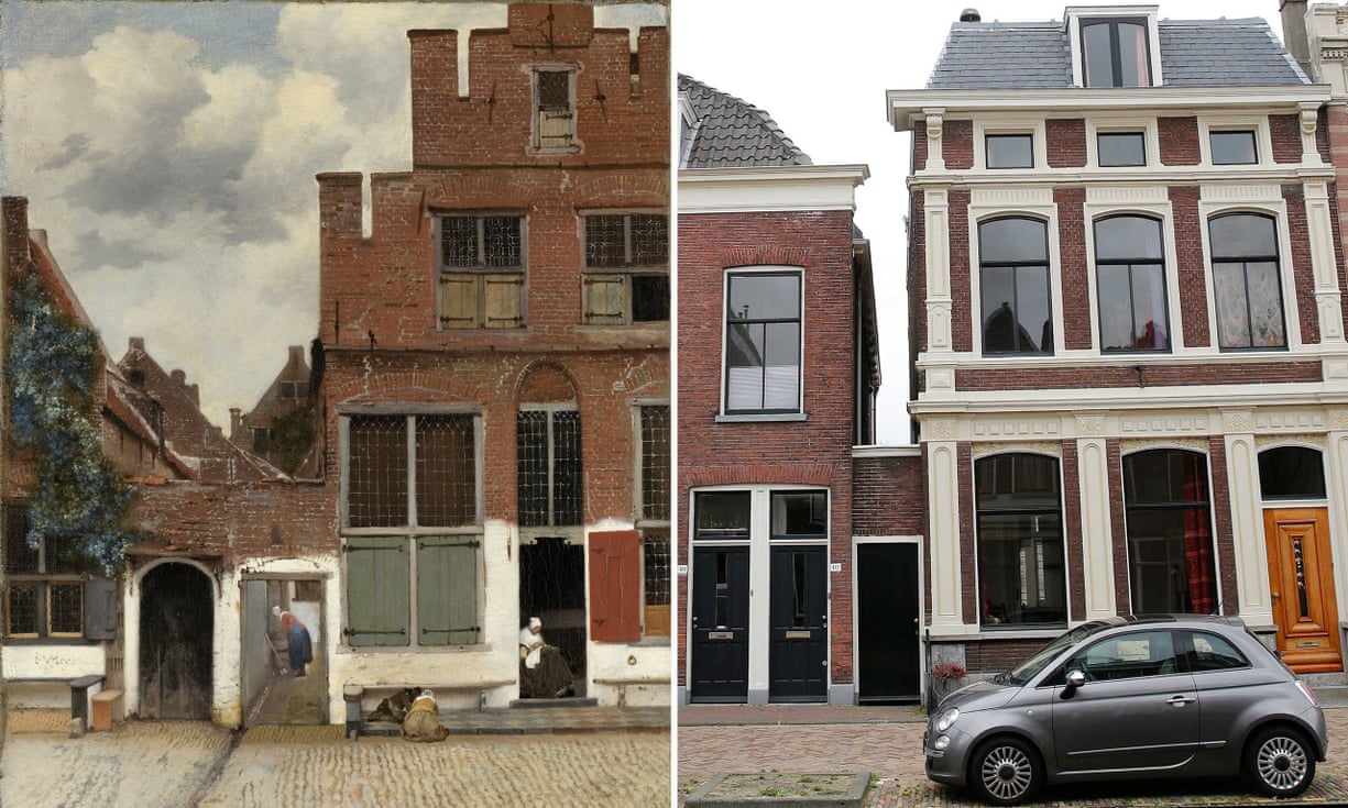 Vermeer's street identified - Artistic Sleuthing at its best 2560