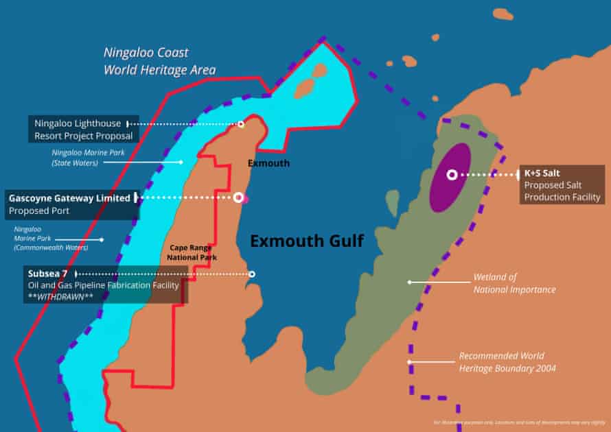 Map Of Exmouth Wa Exmouth Gulf: Development Plans Stir Up Fears About Future Of Ningaloo's  Neighbour | Western Australia | The Guardian Map Of Exmouth Wa Exmouth Gulf: Development Plans Stir Up Fears About Future Of Ningaloo's  Neighbour | Western Australia | The Guardian