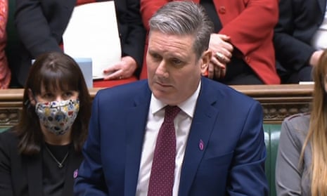 Keir Starmer at PMQs on 26 January