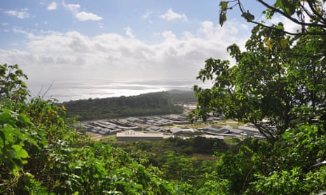 A glimpse of the main detention centre on Christmas Island