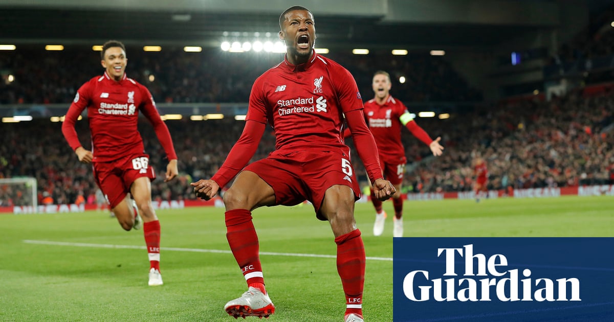 Knogle skærm I modsætning til Liverpool stage sensational comeback to beat Barcelona and reach final |  Champions League | The Guardian