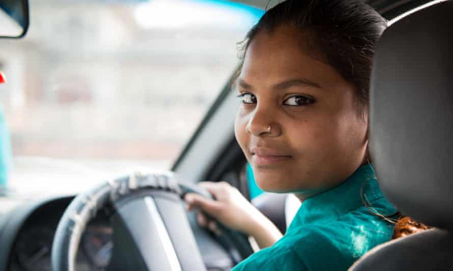 After working for a year as a private chauffeur, Meenu will be able to apply for a commercial licence.
