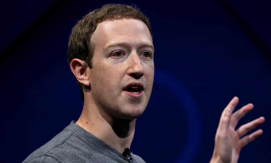 Mark Zuckerberg at Facebook’s F8 developer conference on 18 April 2017