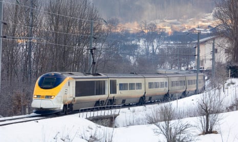 Eurostar's ski train.
