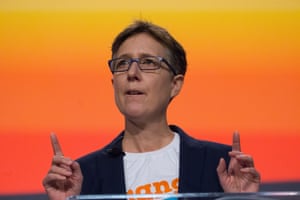 Sally McManus at the Australian Council of Trade Unions’ Nex Gen 17 conference in Sydney.