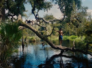 tender, strange and vulnerable. Working with groups of young men, I stage improvised scenes across rural Florida’