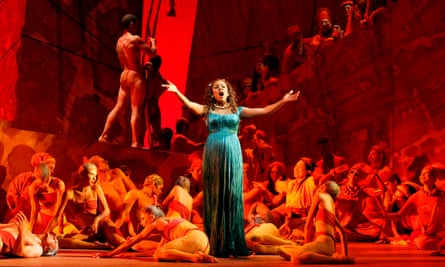 Denyce Graves in Saint-Saëns’s opera Samson and Delilah at the Metropolitan Opera, New York, in 2005.