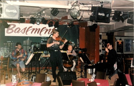 The ACO performing in the Sydney jazz and cabaret venue The Basement in 1994