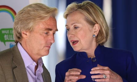 Jim Steyer with Hillary Clinton