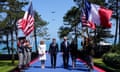 US president Joe Biden, first lady Jill Biden, French president Emmanuel Macron and his wife Brigitte Macron.