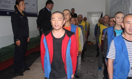 An Uyghur detention camp in China