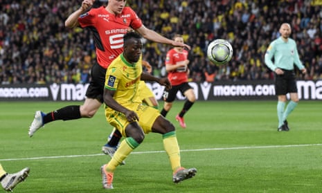 Jean-Kevin Augustin 9right) now plays for Nantes.