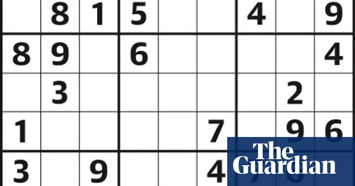 sudoku 4696 expert life and style the guardian