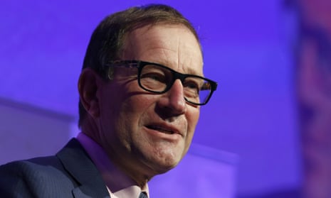 Richard Desmond speaks at the Retail Week conference in London, U.K, in 2016