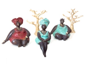 Lola &amp; Mawu works with craftspeople in West Africa to source homeware. All products are ethically handcrafted and fairly traded. Bronze figurines handmade in Burkina Faso, GBP65, lolaandmawu.com