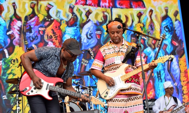 Osibisa performing at Womad.