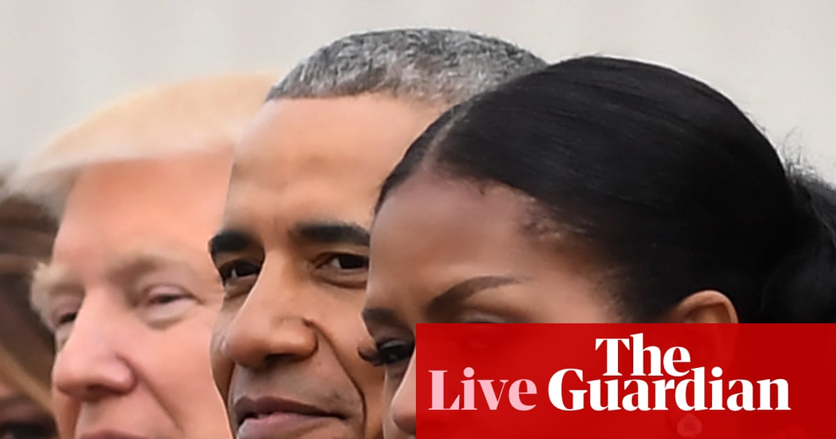 Donald Trump prompts fury after posting racist video about Barack and Michelle Obama – US politics live