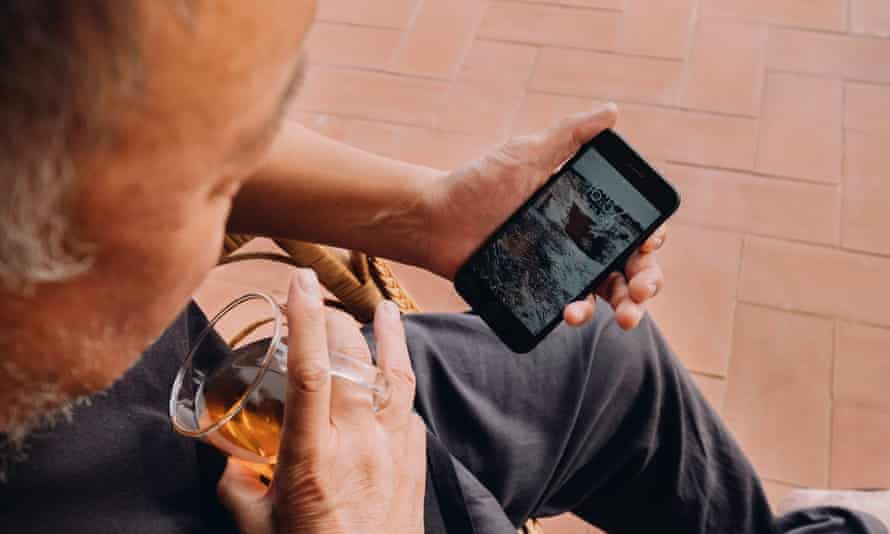 Ai Weiwei’s homescreen, showing the dugout where his family lived.