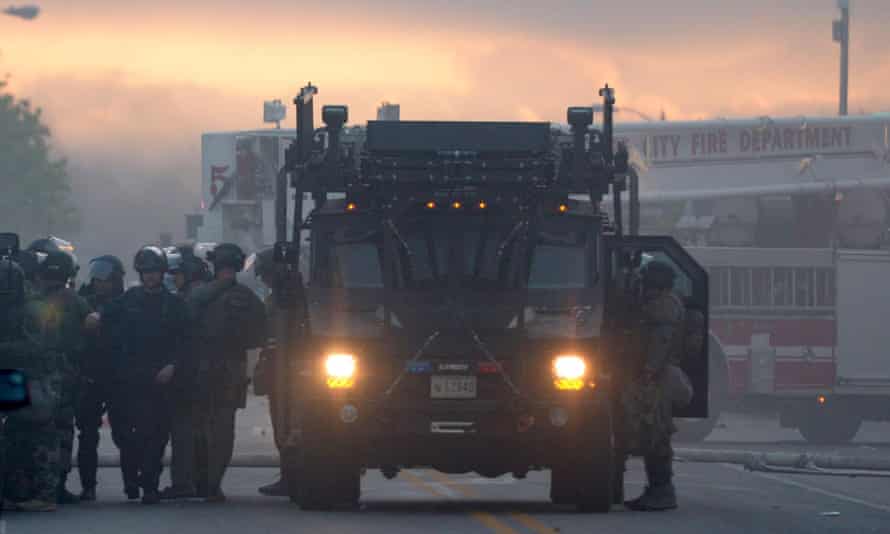 Armoured police tried to regain control. Maryland governor Larry Hogan declared a state of emergency and activated the National Guard to address the escalating violence.
