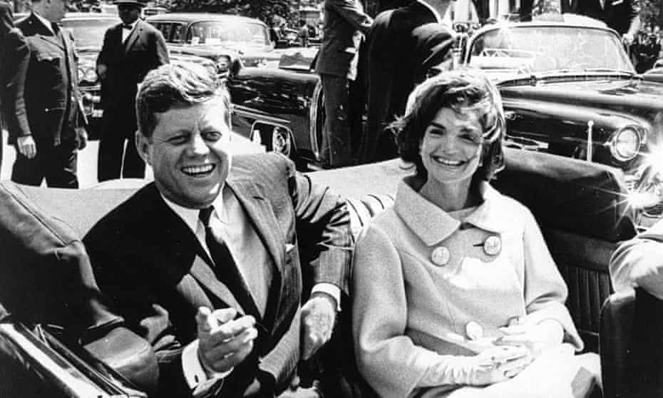 US president John F Kennedy and first lady Jacqueline Kennedy.