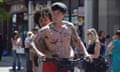 Oscar nominated actor Barry Keoghan Visits Gravesend, New Road, Gravesend, Kent, UK - 21 Jun 2023<br>Mandatory Credit: Photo by Fraser Gray/Shutterstock (13978364k) Oscar nominated actor Barry Keoghan is pictured covered in tattoos and riding an E-Scooter while filming took place in New Road, Gravesend, Kent. The film company took advantage of the closure of New Road to film scenes for the film "Bird" although this could be a working title. Oscar nominated actor Barry Keoghan Visits Gravesend, New Road, Gravesend, Kent, UK - 21 Jun 2023