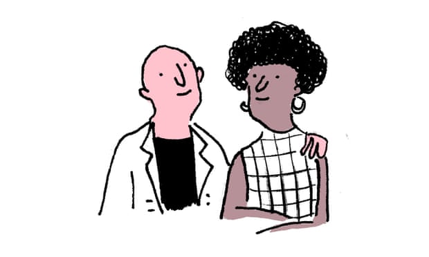 Illustration of married couple