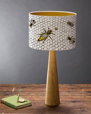 The Hive lampshade, made to order, £65, Moutain &amp; Molehill