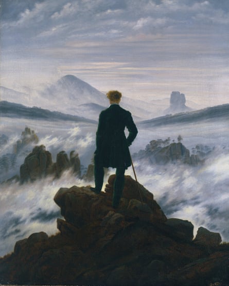 Echoes of Frankenstein … Caspar David Friedrich’s The Wanderer Above the Sea of Fog, circa 1818.