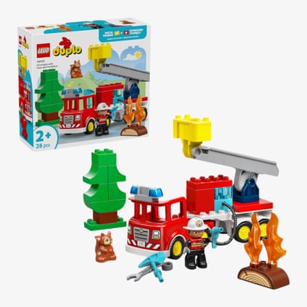 LEGO DUPLO Fire Engine with Hose and Firefighter