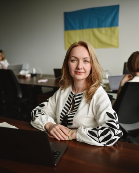 Olena Nikolaenko now lives in Warsaw and works for the foundation Future for Ukraine