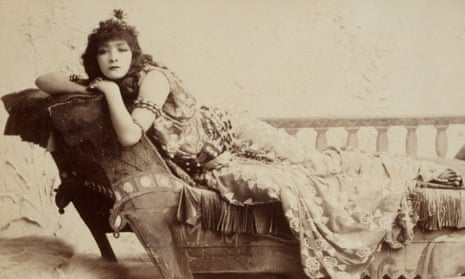 Sarah Bernhardt as Cleopatra, 1891.