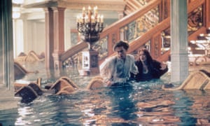 Leonardo DiCaprio and Kate Winslet in the 1997 blockbuster The Titanic.