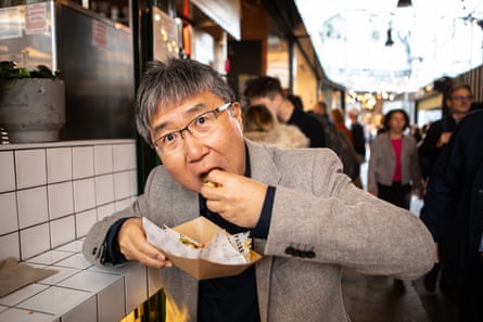 Ha-Joon Chang photographed in Borough Market, London.