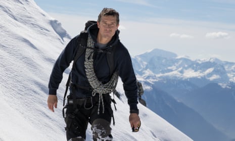 A path less trodden … 18 months after breaking his back, Grylls climbed Everest. 
