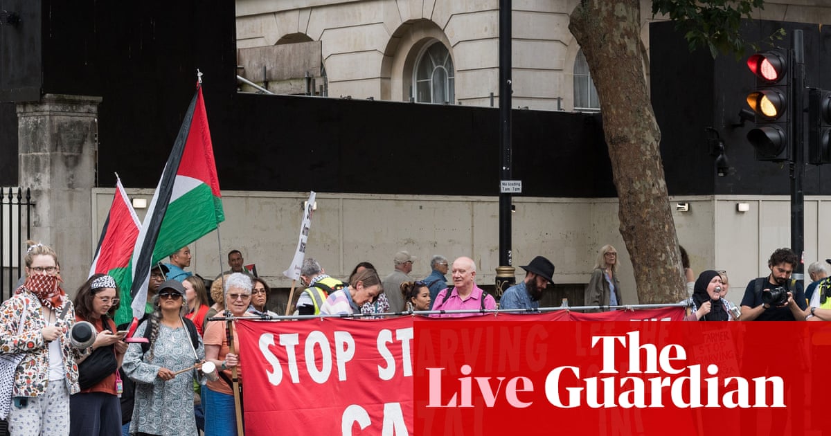 Peers arguing Palestinian state recognition unlawful ‘missing the point’, says minister - as it happened