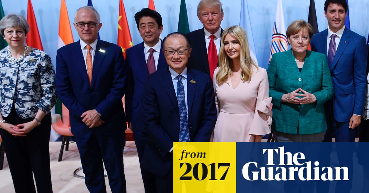 Ivanka Trump under fire after taking seat among world leaders at ...