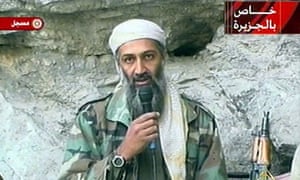 Osama bin Laden in a recording broadcast by al-Jazeera a month after 9/11.