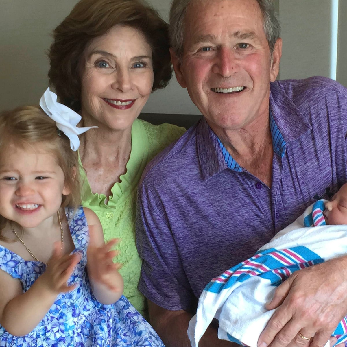 Jenna Bush Hager George W Bush S Daughter Gives Birth To Second Child George Bush The Guardian