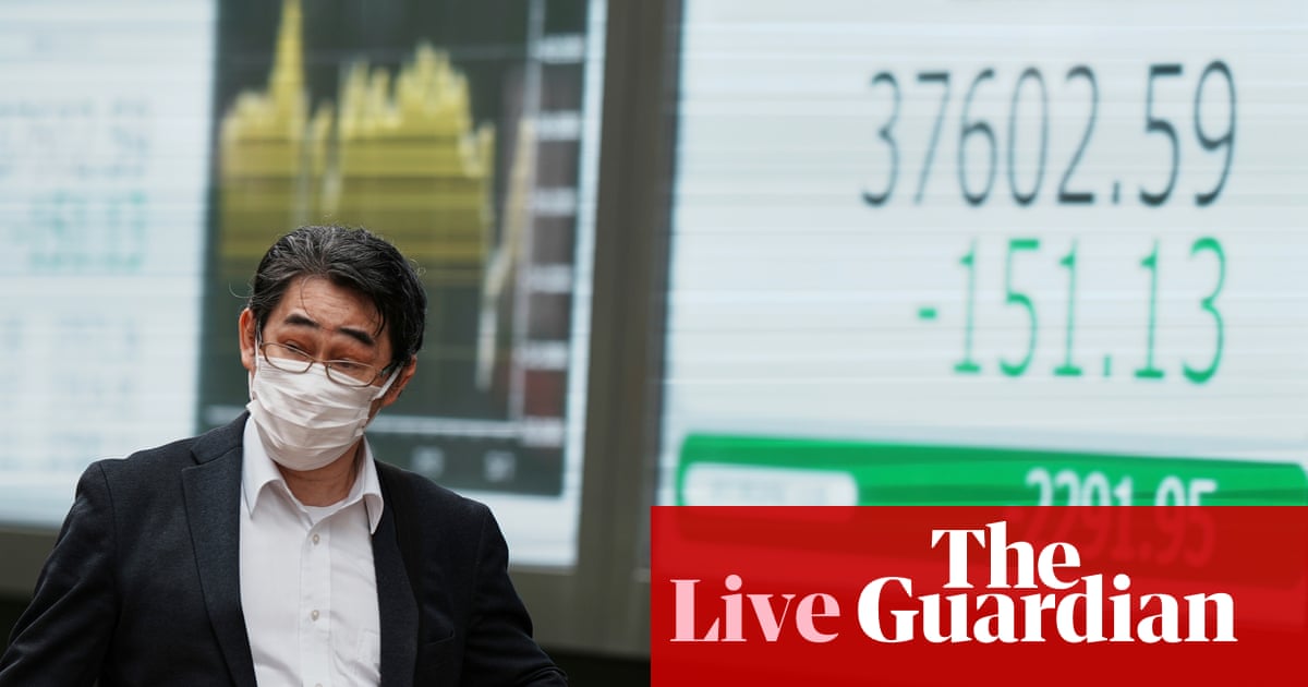 Stock markets drop after US credit rating downgraded by Moody's business live