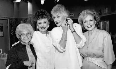 The Golden Girls on set in 1985.