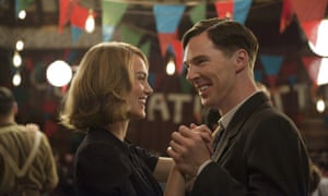 Keira Knightley and Benedict Cumberbatch in The Imitation Game.