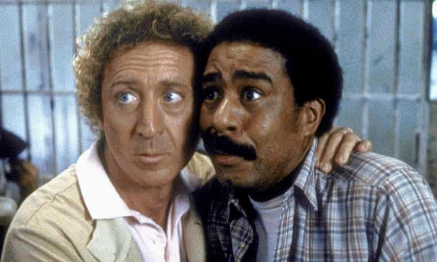 Gene Wilder și Richard Pryor în Stir Crazy, cel mai cunoscut efort regizoral al lui Poitier.