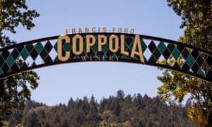 The Francis Ford Coppola Winery near Geyserville, California.