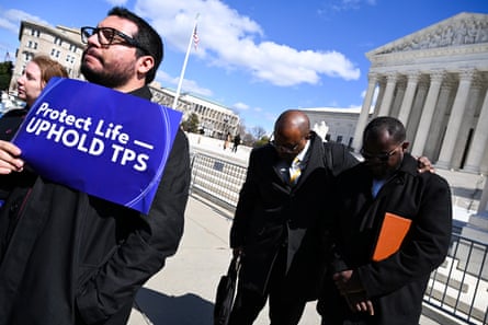 People outside supreme court
