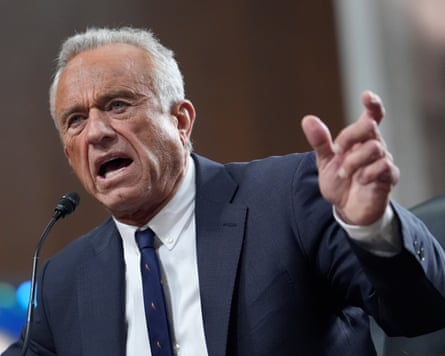 Robert F Kennedy Jr speaking during the hearing