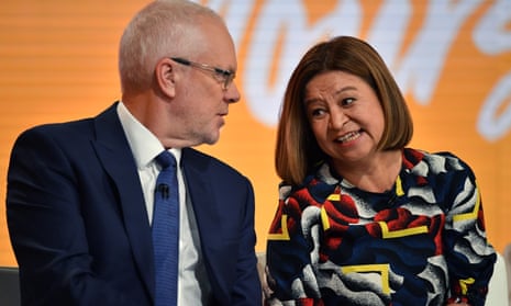 Michelle Guthrie and Justin Milne