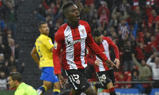 Iñaki Williams has played four times for the Spanish Under-21 side. 