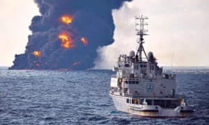 Iranian Oil Tanker Sinks Off China As Official Says No Hope